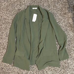 Elegant Olive Green Blazer